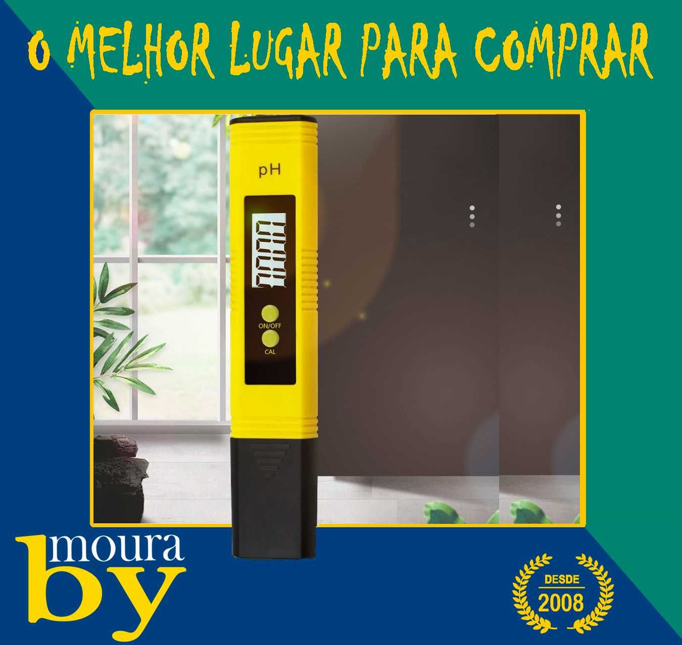 Medidor Digital Ph Portátil Para Aquários E Piscinas