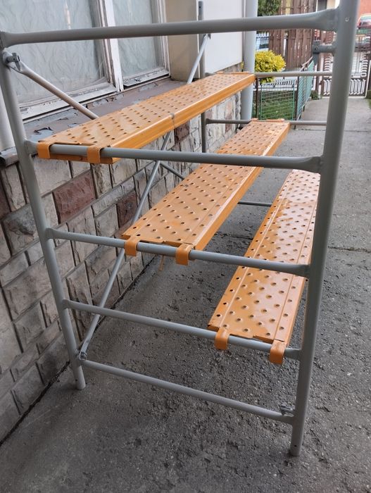 Rusztowanie elewacyjne drabinkowe modułowe METALOWE