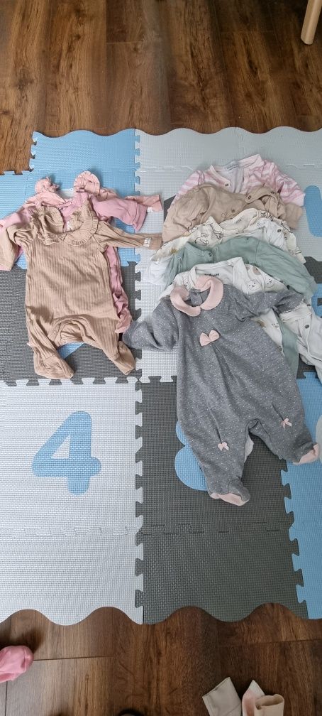 Paka ciuszków dla dziewczynki rozmiar 62