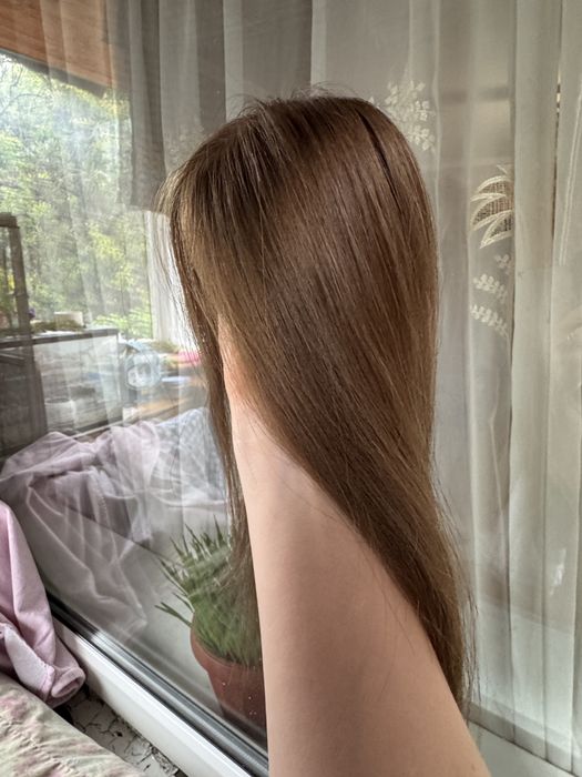 Накладка з натурального волосся. Накладне волосся. Топер. Перука