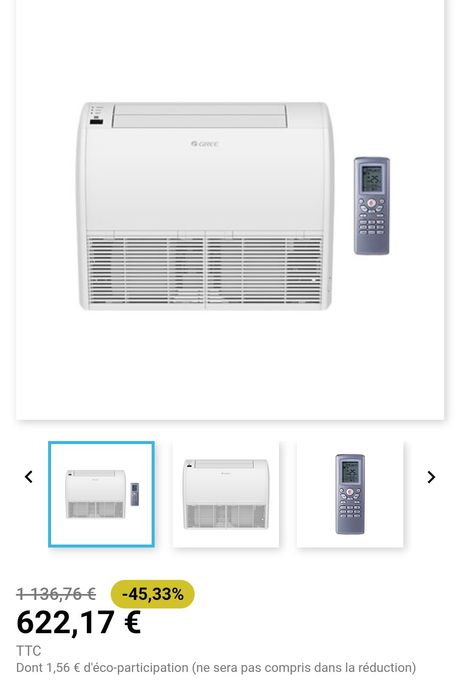 Ar condicionado GREE 18000 BTU  U-Match ST 18 - 5,6 kWatts - R32 -