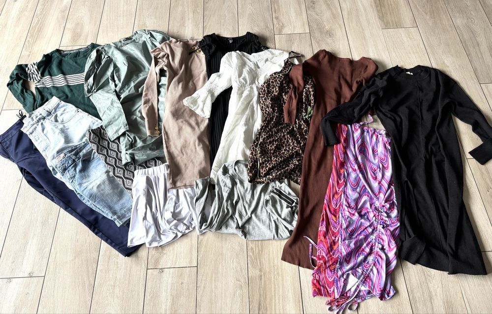 Mega paka ubran damskich zestaw ubran zara hm rozmair S M