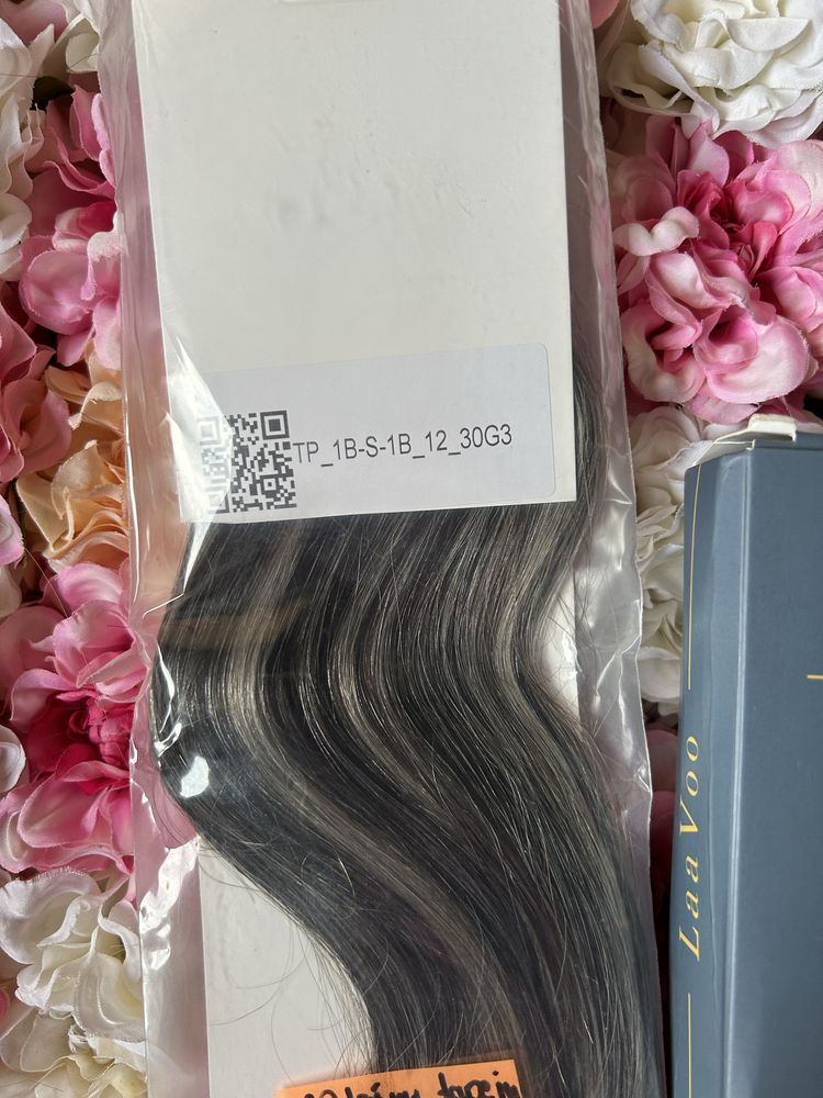 Włosy naturalne doczepiane tape in 20 taśm pasemka 30cm