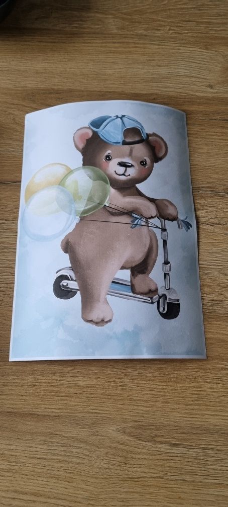 Obrazek, plakat miś