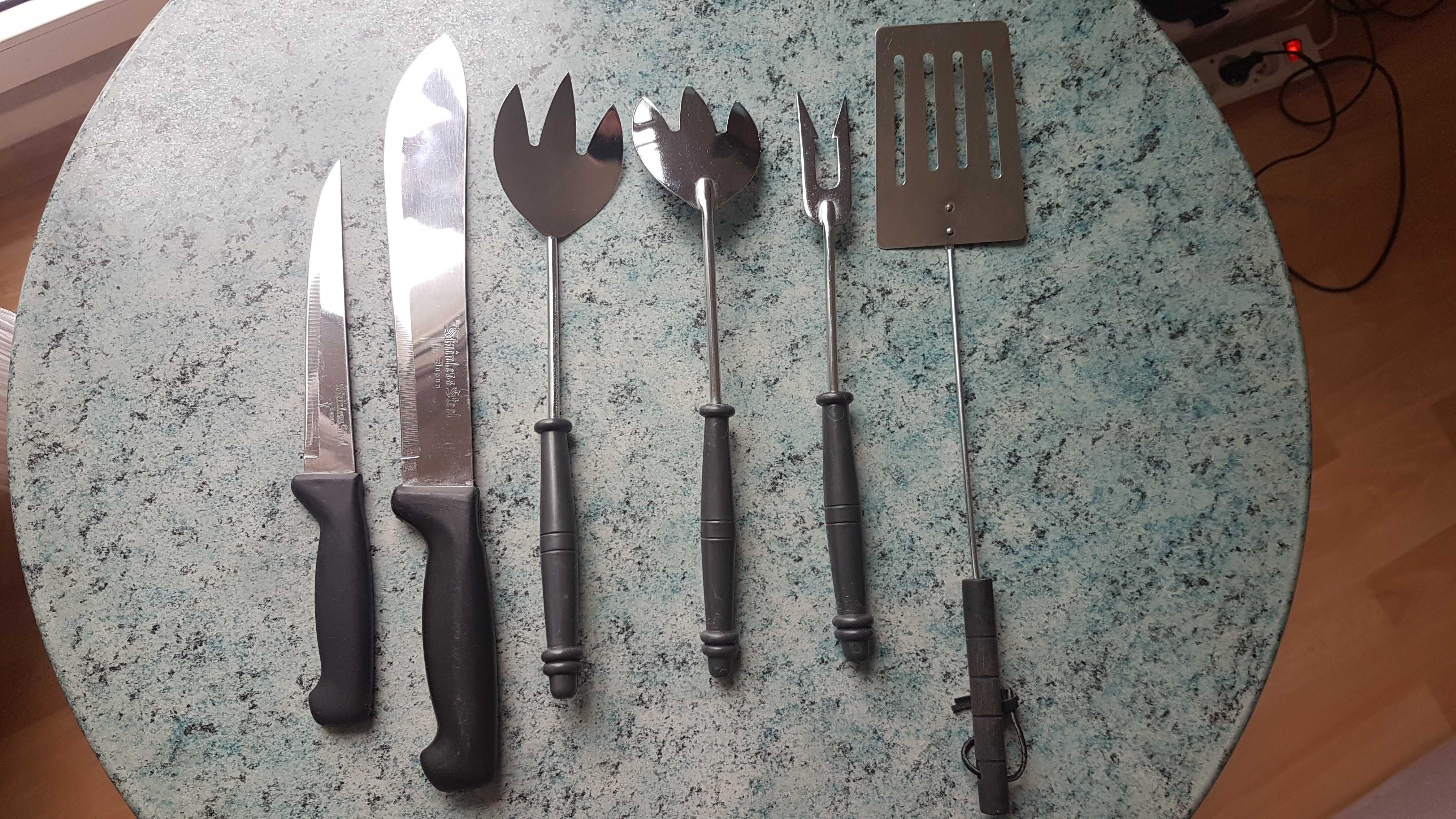 zestaw noży i przyborów kuchennych *Stainless Steel* Japan