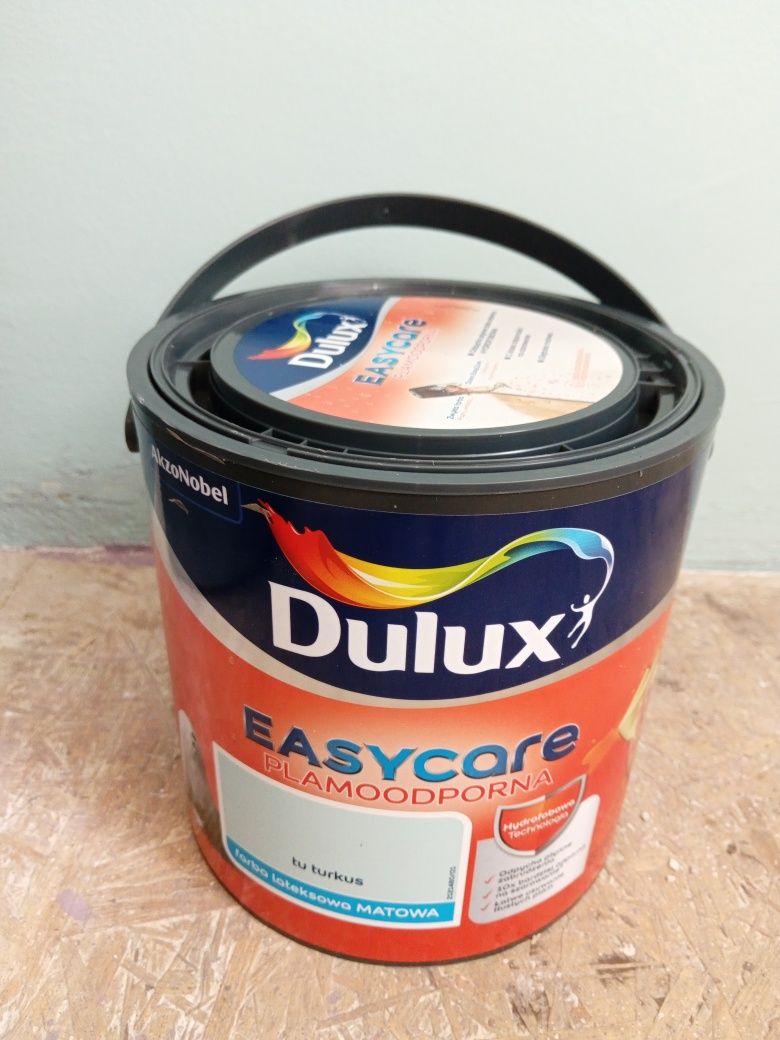 Farba Dulux easycare plamoodporna 2,5l tu turkus