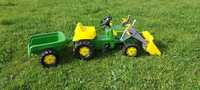 Traktor na pedały z przyczepą JOHN DEERE Rolly Kid 2-5Lat