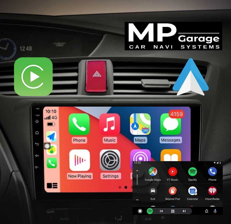 HONDA CIVIC 9 FK FB Nawigacja Android 11 Apple CarPlay/AA Qled