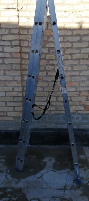 Лестница алюминиевая 3*8 5м.