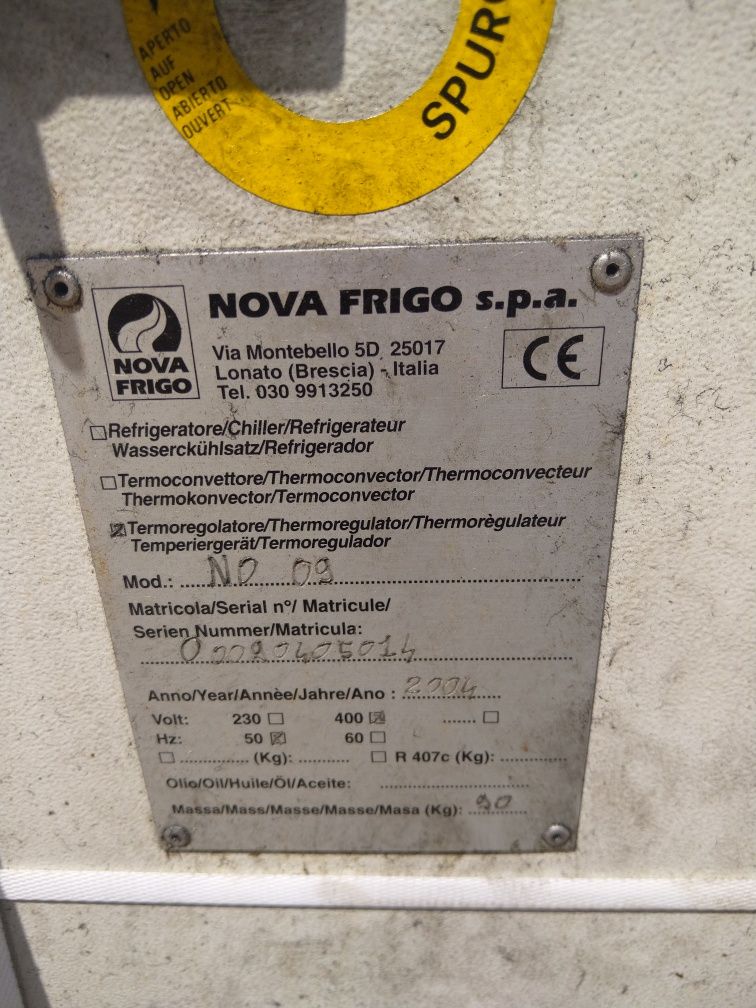 Termoregulator do form Nova Frigo , termostat do form , chłodnica .
