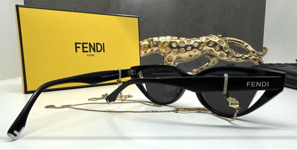 Fendi Cat Eye okulary przeciwsłoneczne