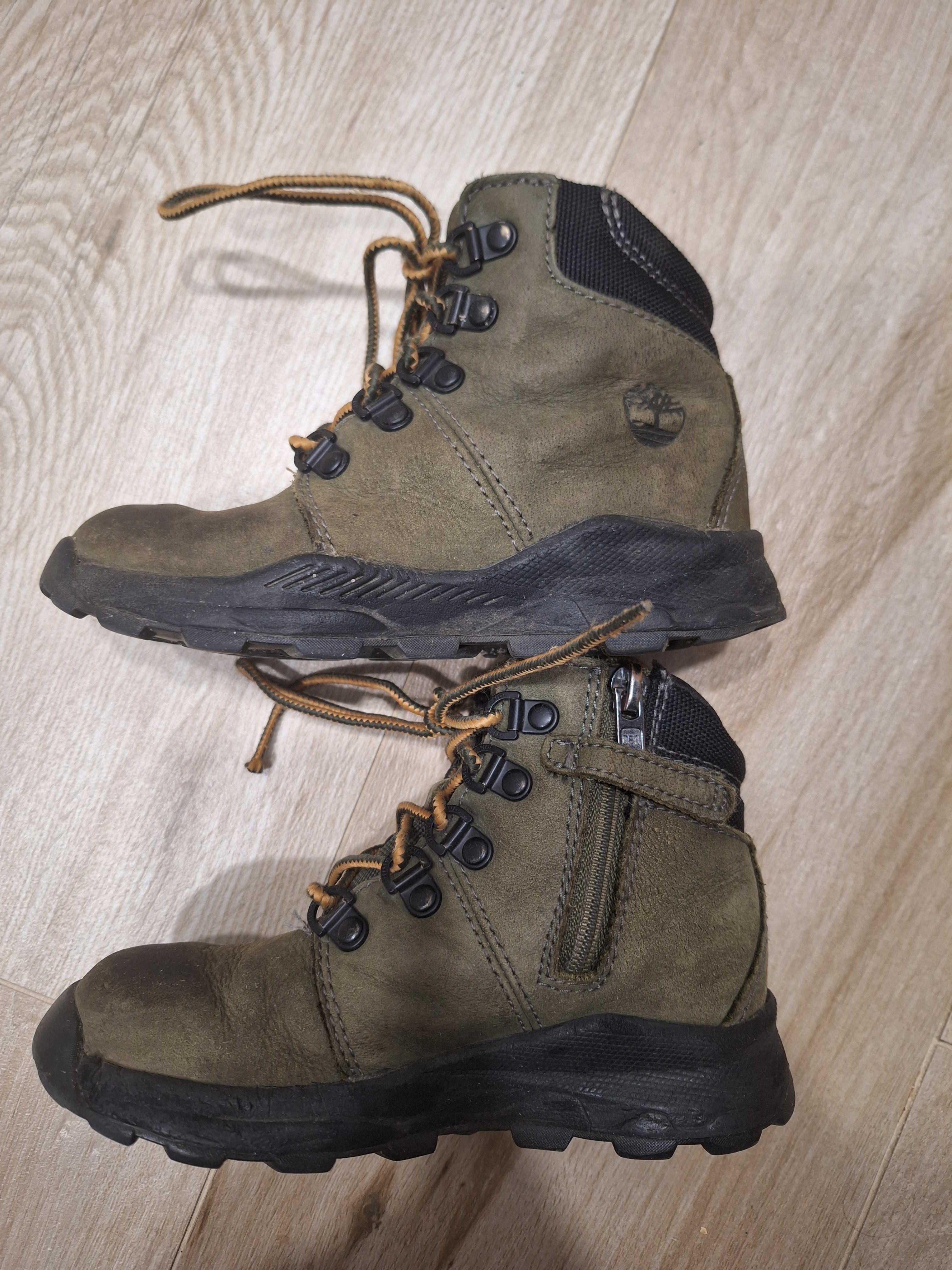 Buty dla dzieci trapery zimowe Timberland zielone rozmiar 27