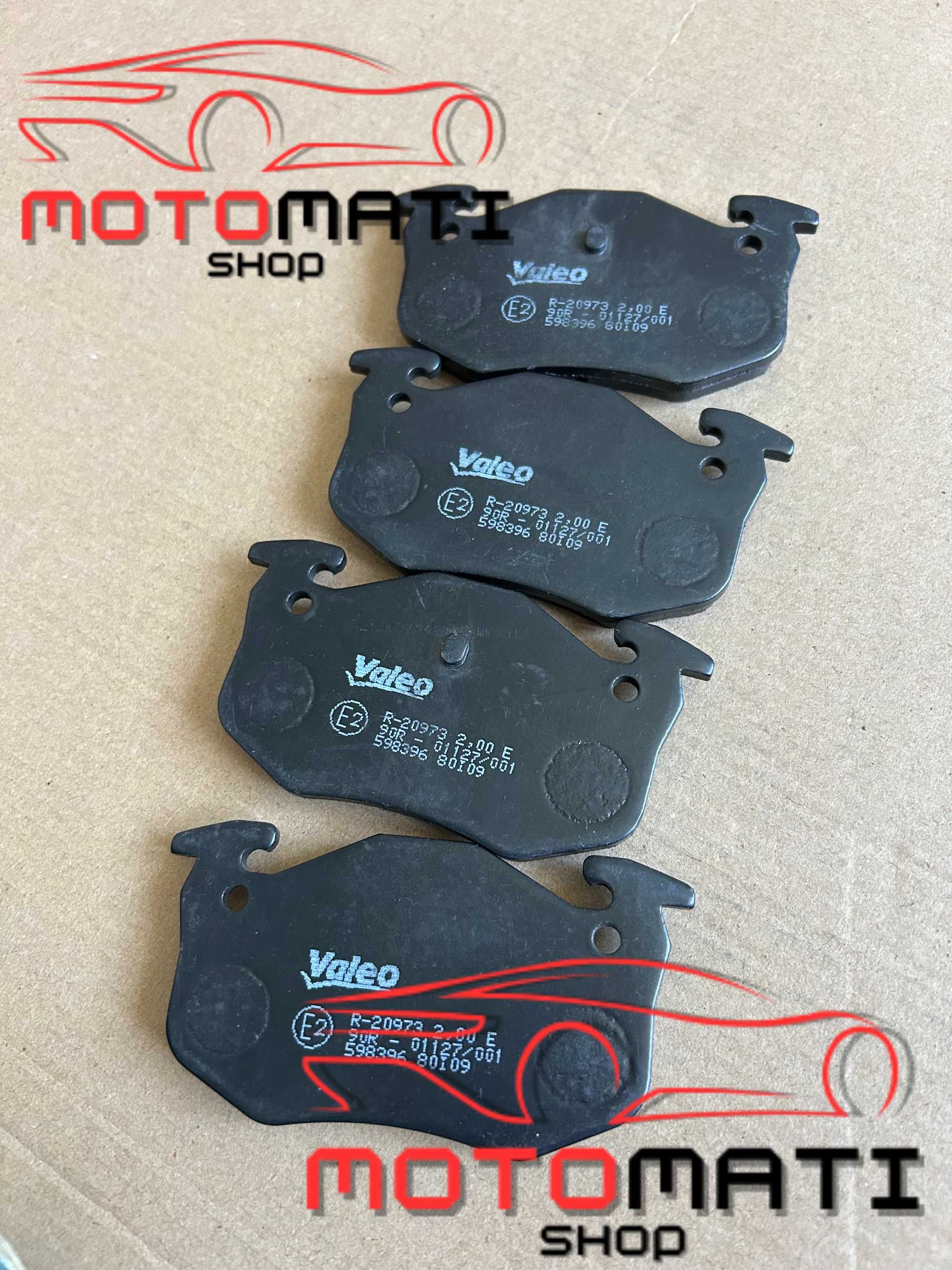 Klocki hamulcowe VALEO TYŁ 215895 CITROEN,RENAULT