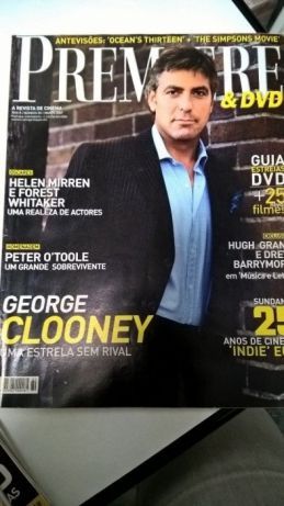 Revista Premiere - Capa George Clooney (portes incluídos)