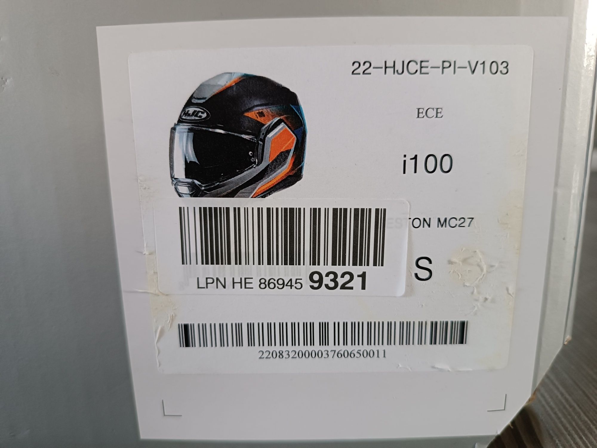 HJC kask motocyklowy modułowy i 100 rozmiar S
