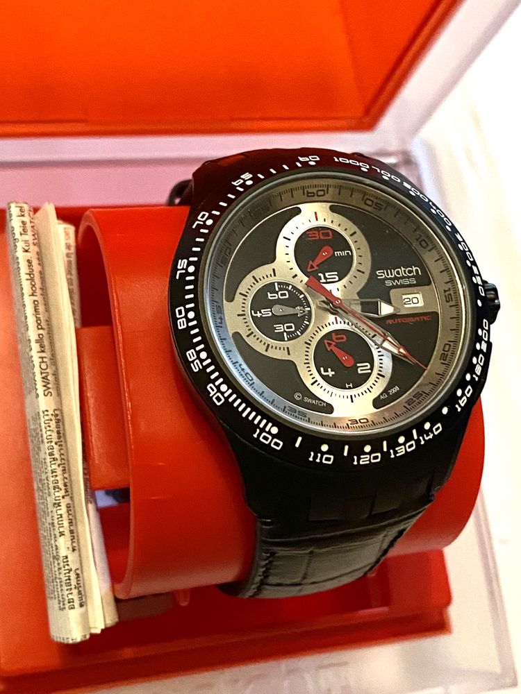 Swatch automático Right Track na caixa ,impecável ,lindo ,raro