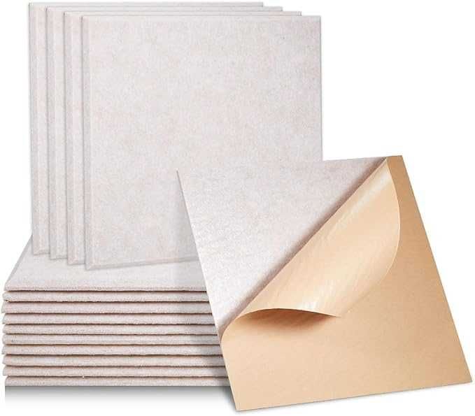 Płyta dźwiękochłonna, płytki akustyczne do izolacji echa i basu 12szt