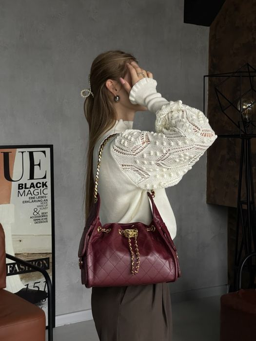 Сумка жіноча chanel 25 преміум якість шкіра