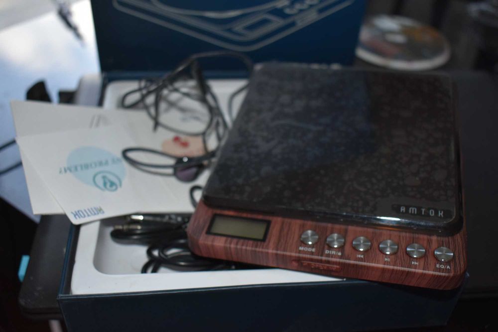 Przenośny Odtwarzacz CD AMTOK MP3 HIFI Gwarancja 12 m-cy