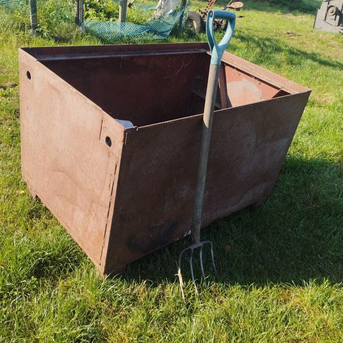 Skrzynia transportowa paleta do traktora mocna ciężka