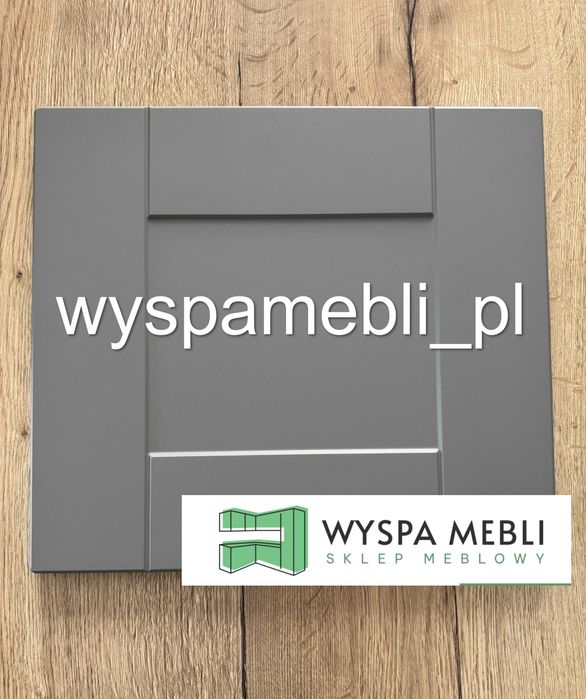 Meble kuchenne biały MDF narożna wyspa dowolny wymiar kuchnia dąb