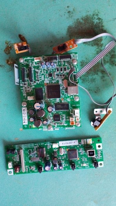 Плата принтера Canon и HDD на з/ч