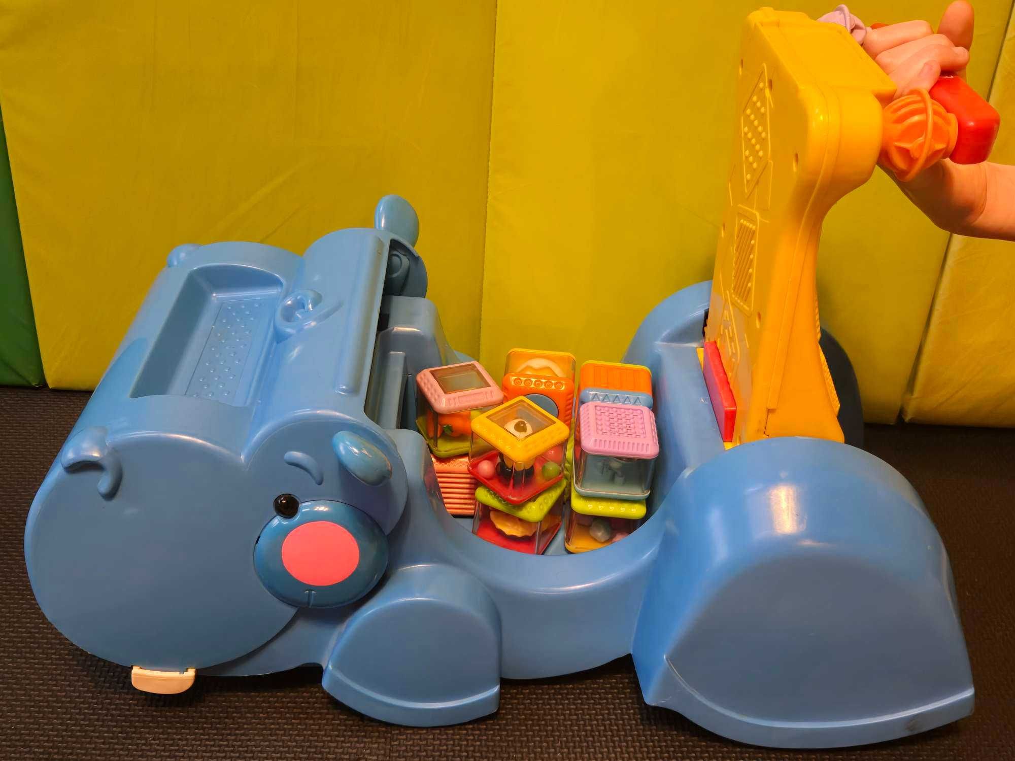 Hipopotam zjadacz klocków Duża zabawka Jeździk Fisher Price i Inne