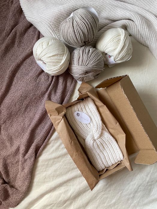 opaska z wełny merino 100% - HANDMADE