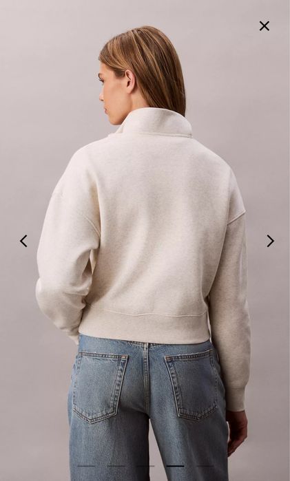 Calvin Klein флисовая толстовка с застежкой-молнией, M