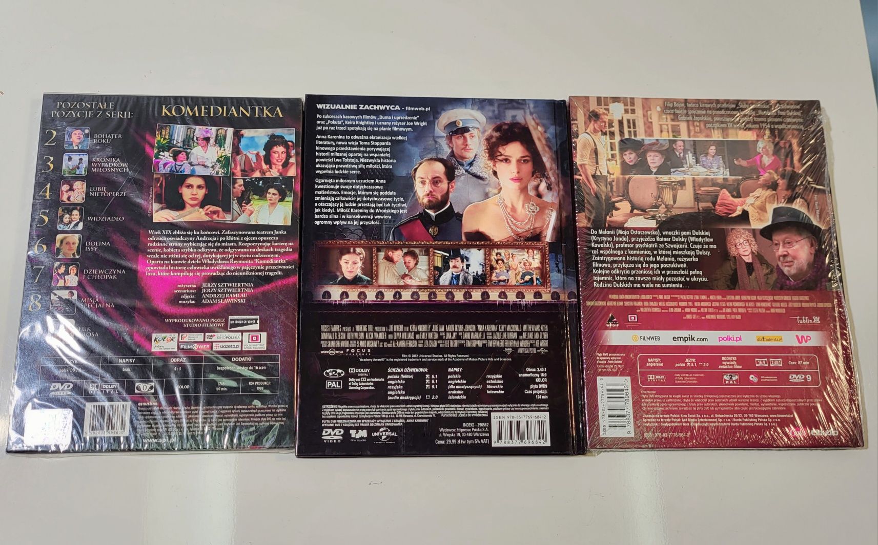 Anna Karenina Panie Dulskie Komediantka filmy dvd