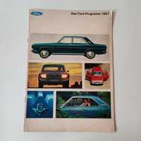 Prospekt katalog broszura motoryzacyja Ford 1967