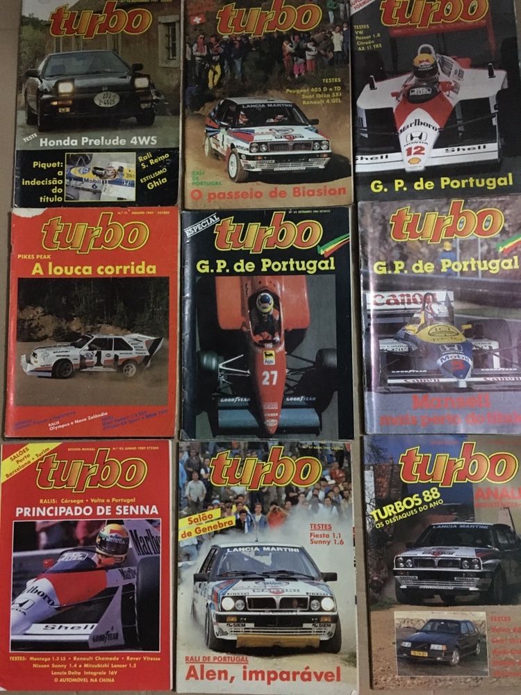 Revistas turbo anos 86/87/88/89