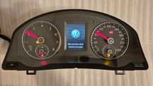 Licznik kolor premium VW EOS Golf VI Plus Scirocco TSI benzyna menu pl