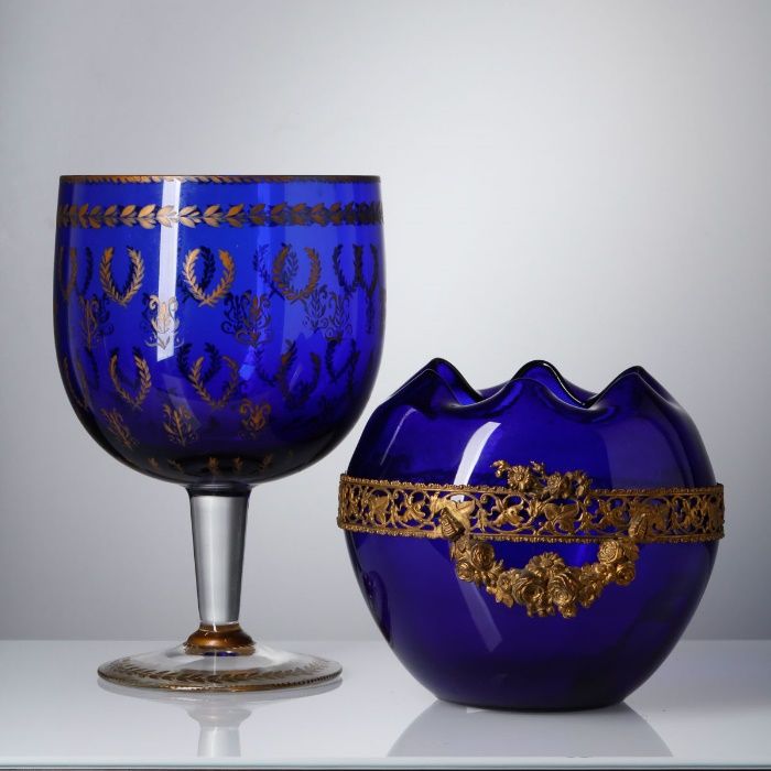 Centro de mesa antigo em Cristal de Murano