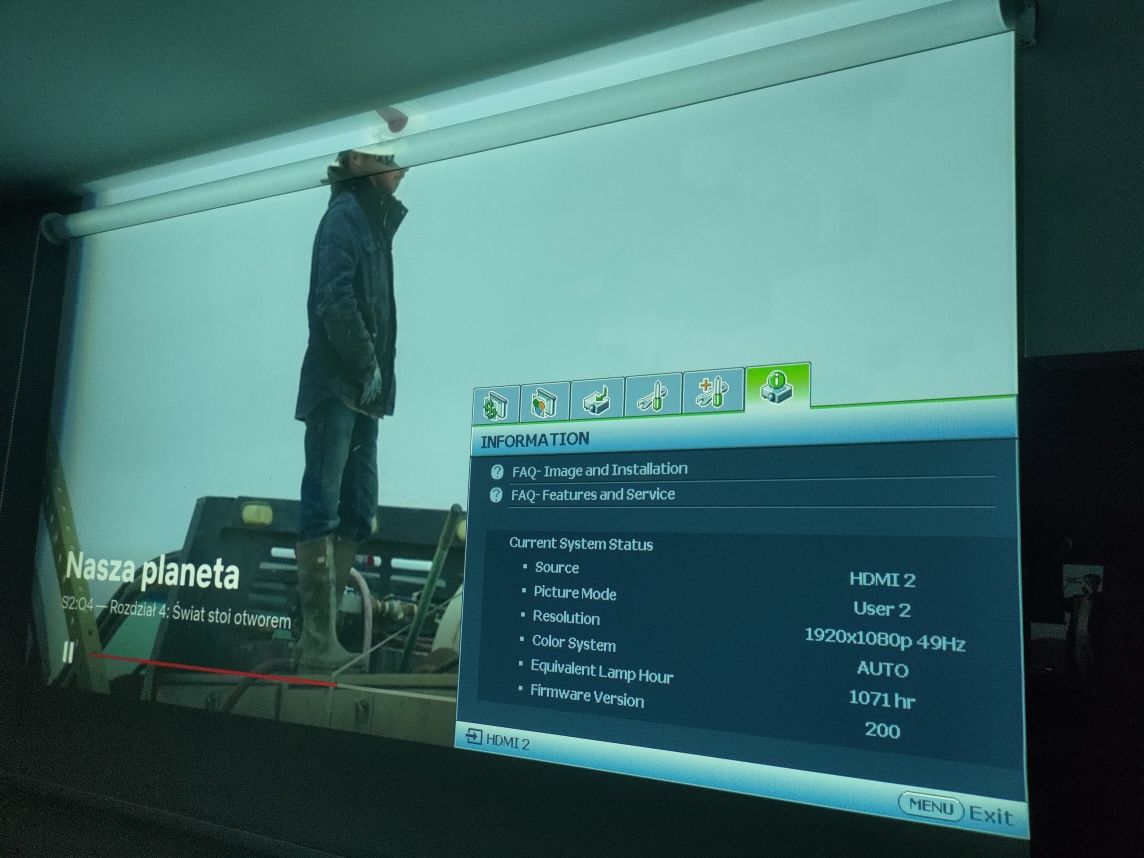 Projektor rzutnik Benq W600+