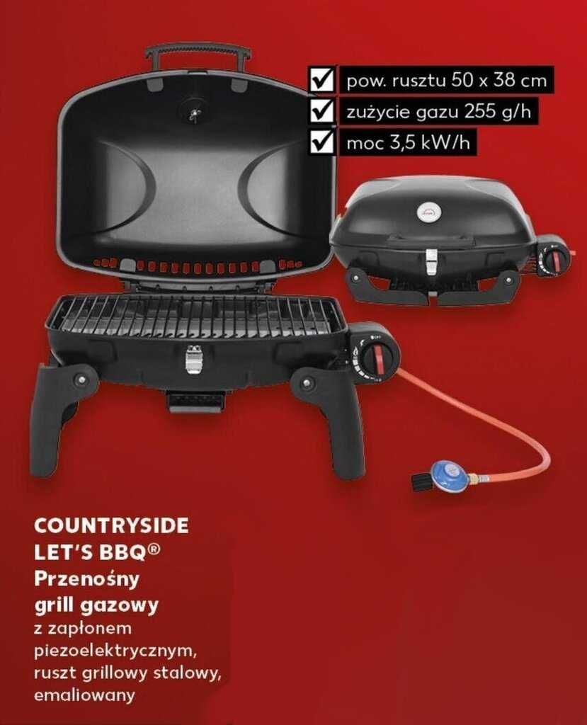 Gazowy grill 3,5kW/h stołowy przenośny zapłon automatyczny countryside