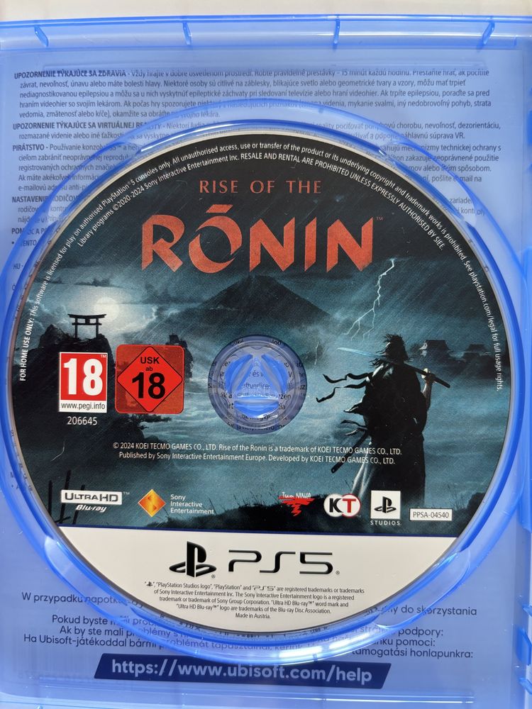 Gra Rise Of The Ronin on ps5
