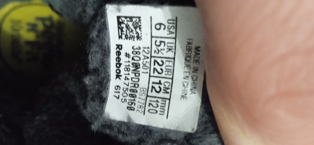 Buty zimowe/śniegowce Reebok rozmiar 22