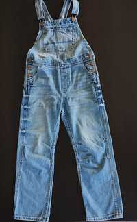 Nowe jeansowe ogrodniczki H&M rozm. 128 unisex