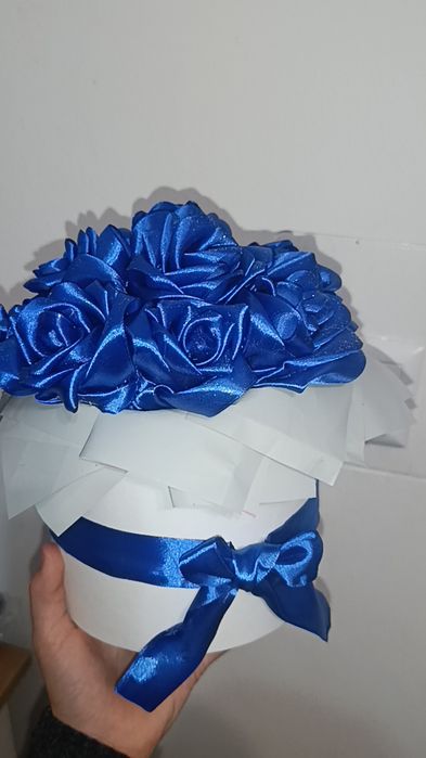 Букет з атласних стрічок