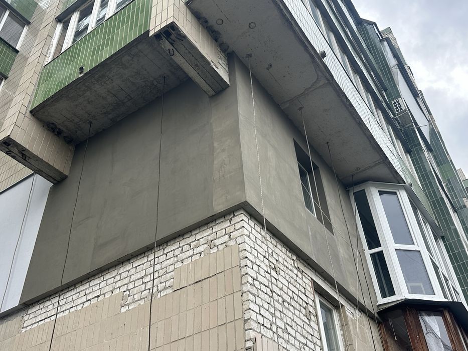 Утеплення фасадів квартир в Черкасах та районі.