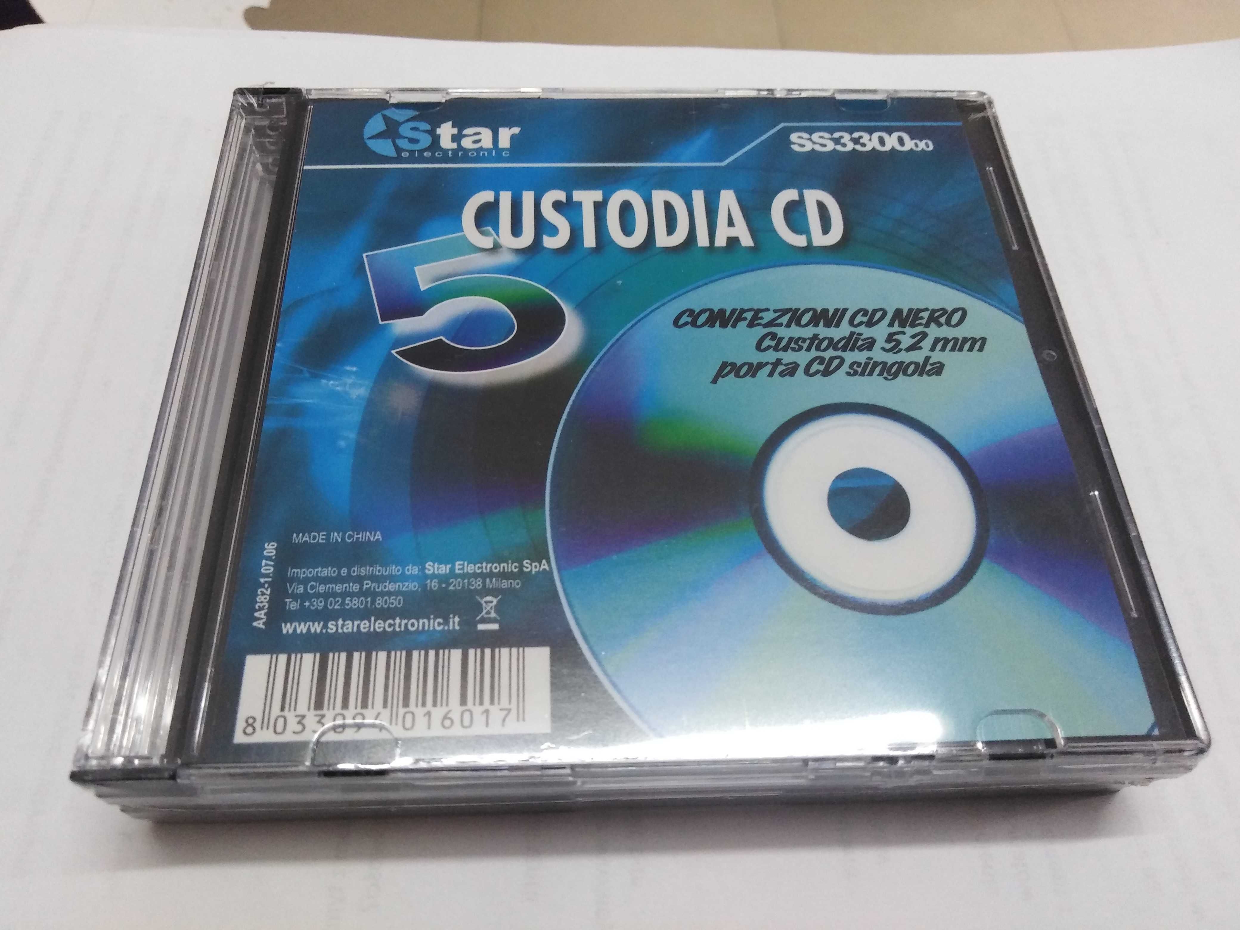 Nowe pudełka na płyty CD, DVD