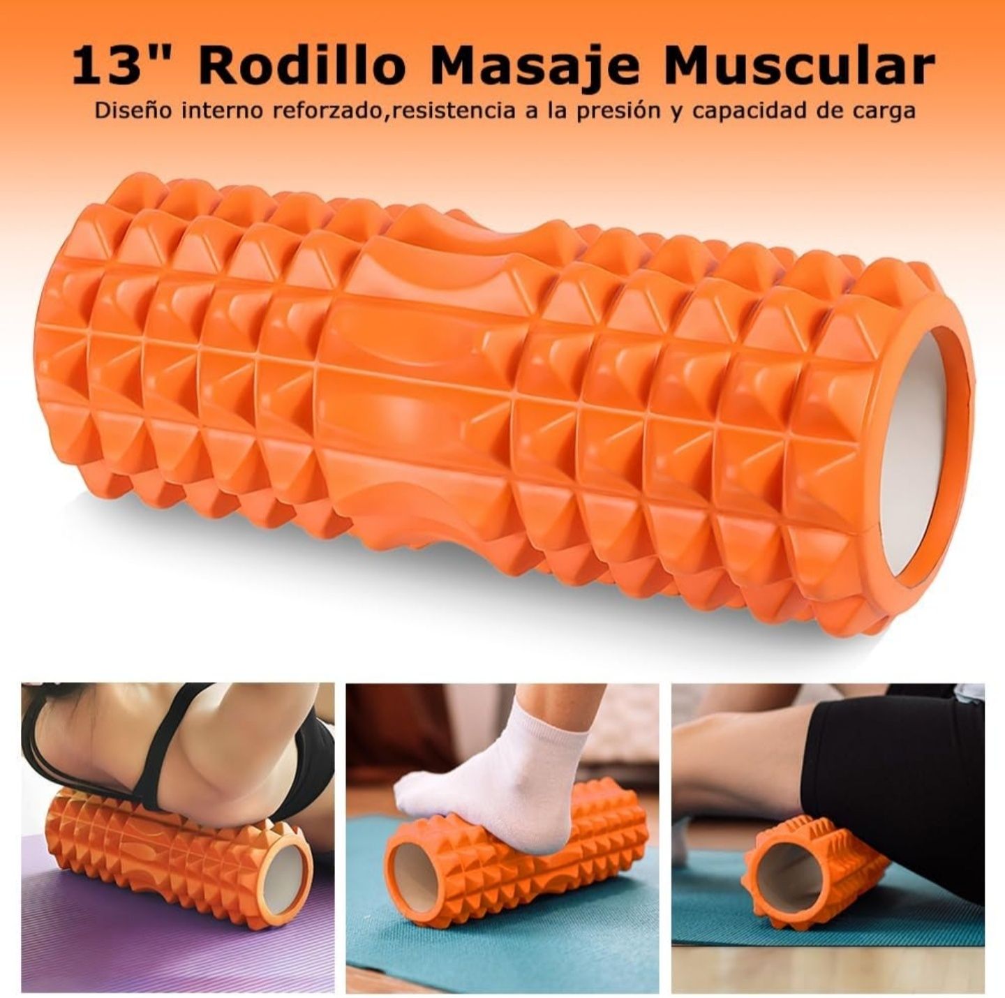 Rolo de massagem muscular 6 em 1