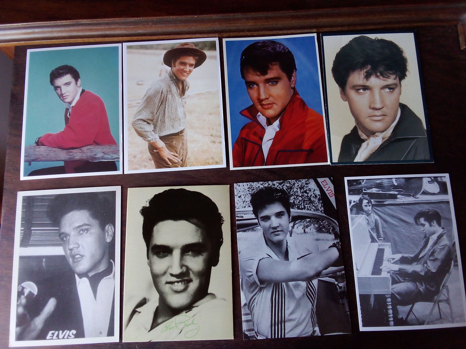 Postais antigos de Elvis Presley