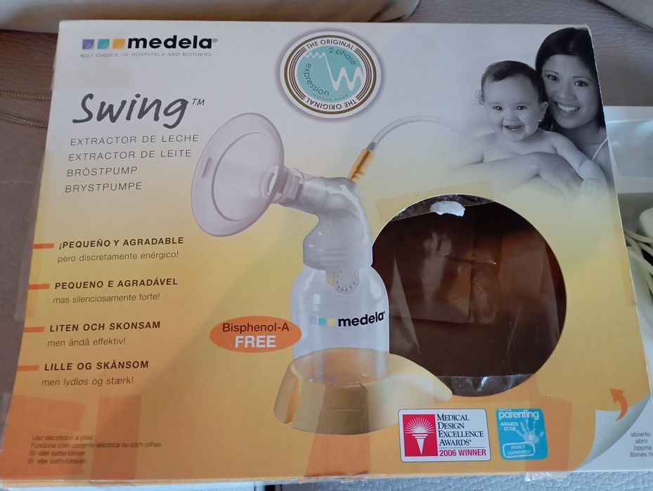 Bomba extrator de leite medela swing