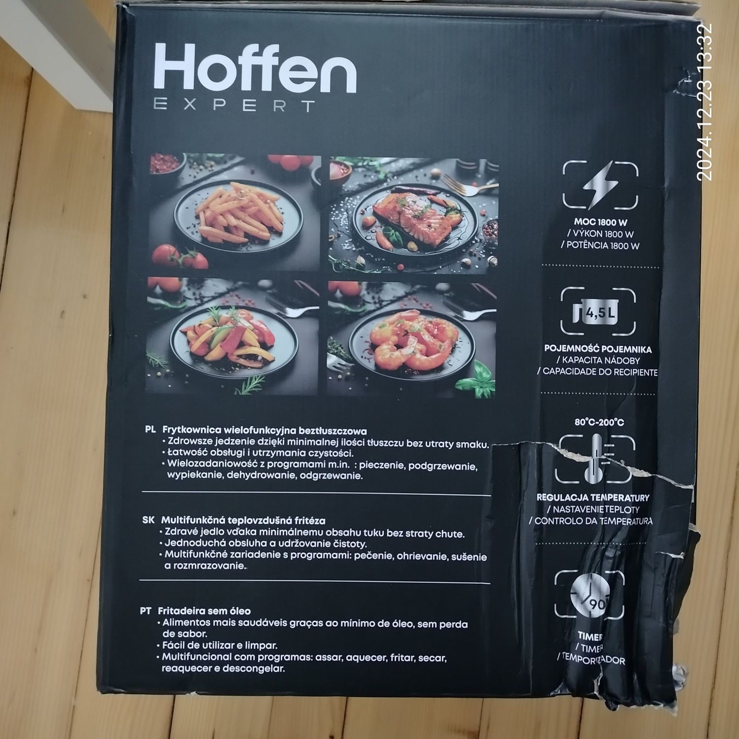 Frytkownica beztłuszczowa mini piekarnik hoffen nowa