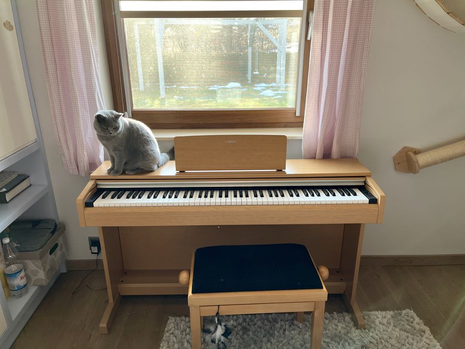 Yamaha YDP-142 -Pianino Cyfrowe w Świetnym Stanie + Regulowane krzesło