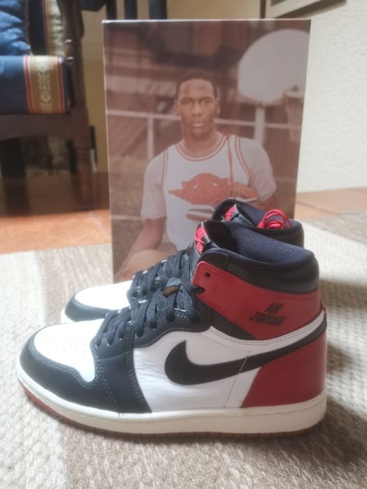 Nike Jordan 1 Original Black Toe 2025 tam 8,5 n°42 como nova com factu