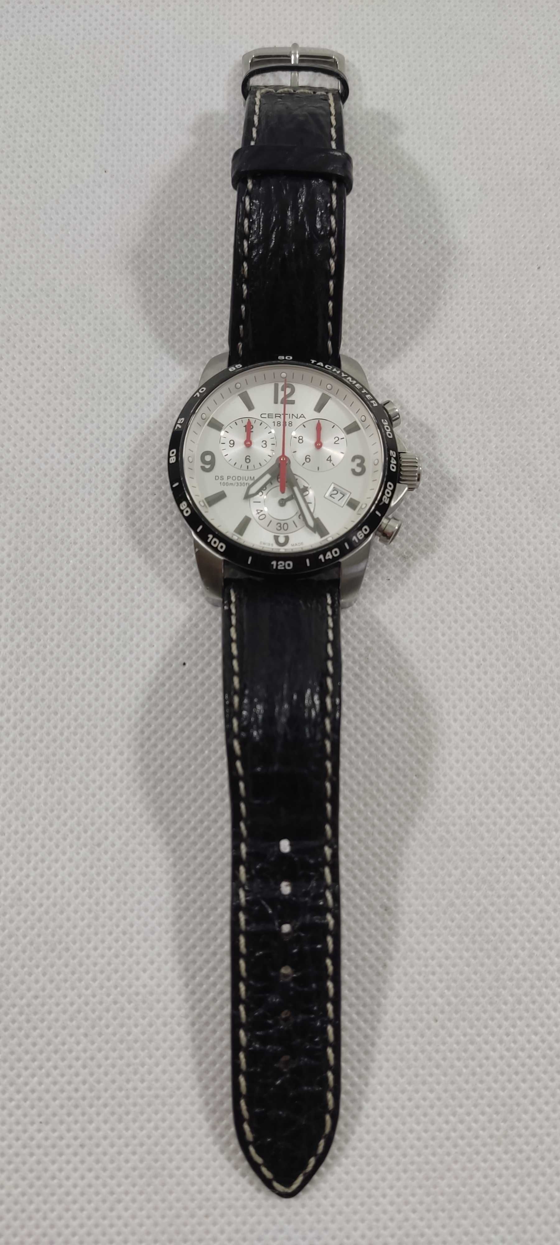 Zegarek męski Certina Ds Podium Big Size Chrono 100m TACHYMETER 300