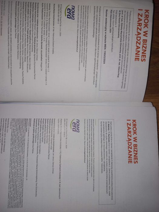 Podręcznik+ćwiczenie krok w biznes i zarządzanie 2